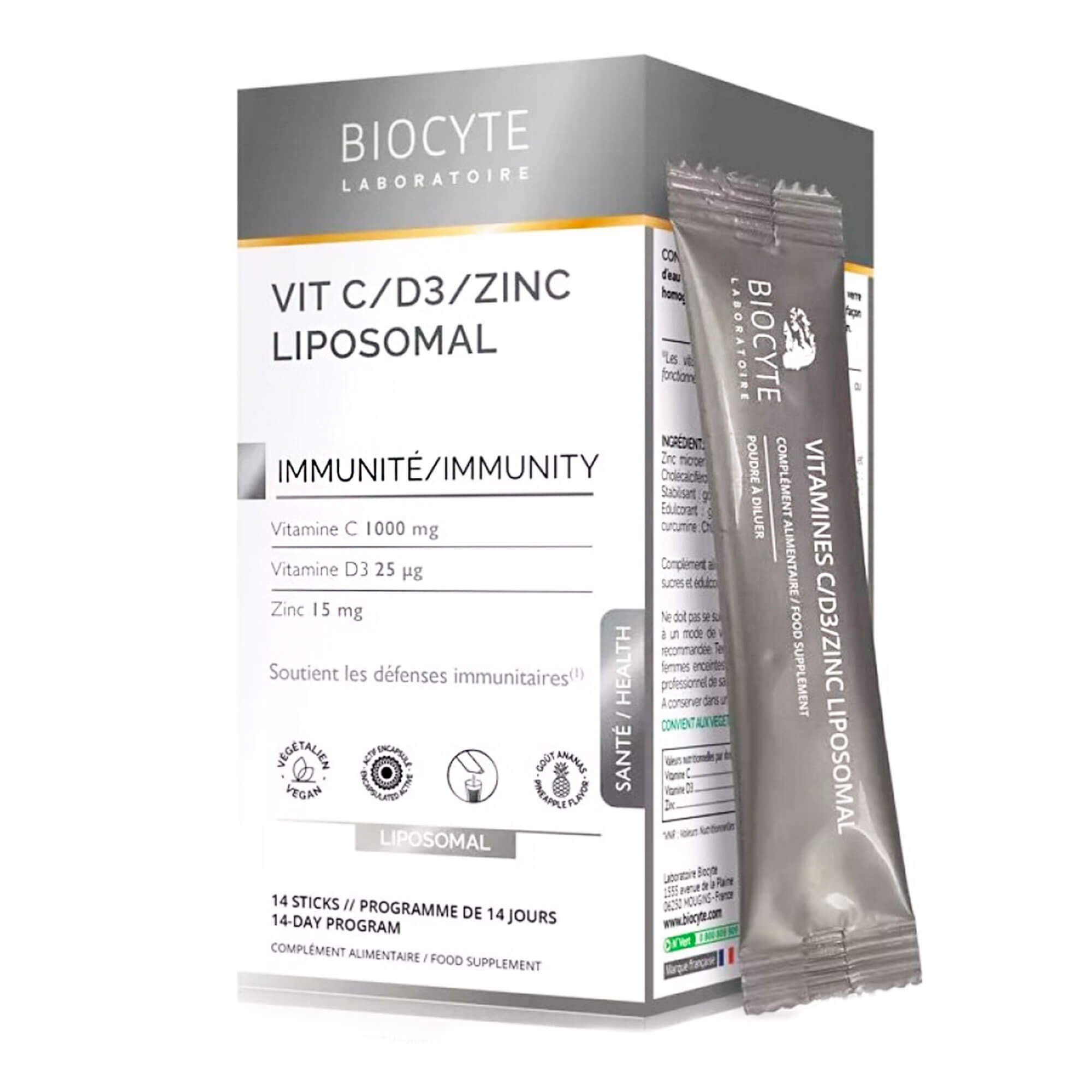 Biocyte Vitamine C-D3-Zink Liposomal купить