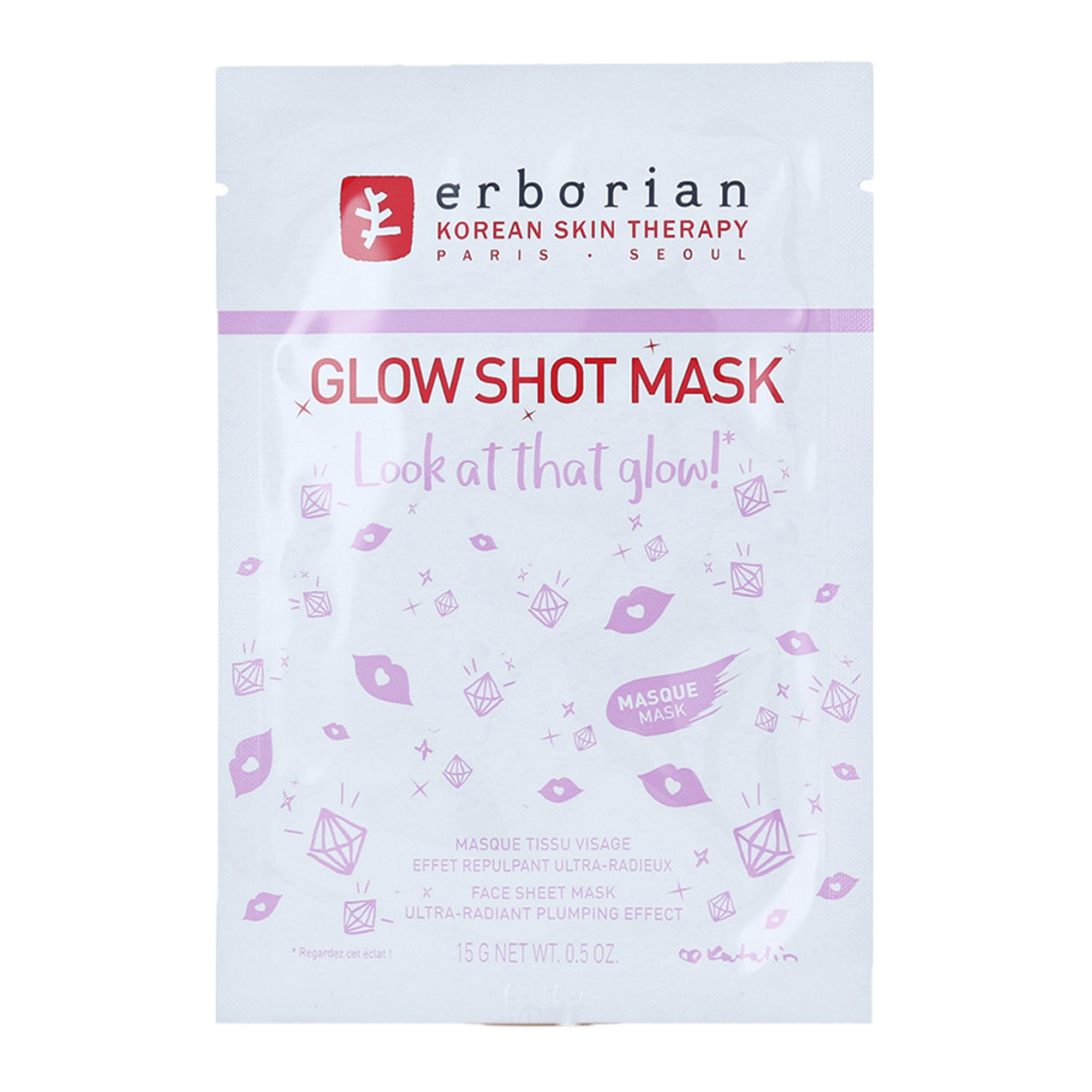 Erborian Glow Shot Mask - Тканевая маска для лица