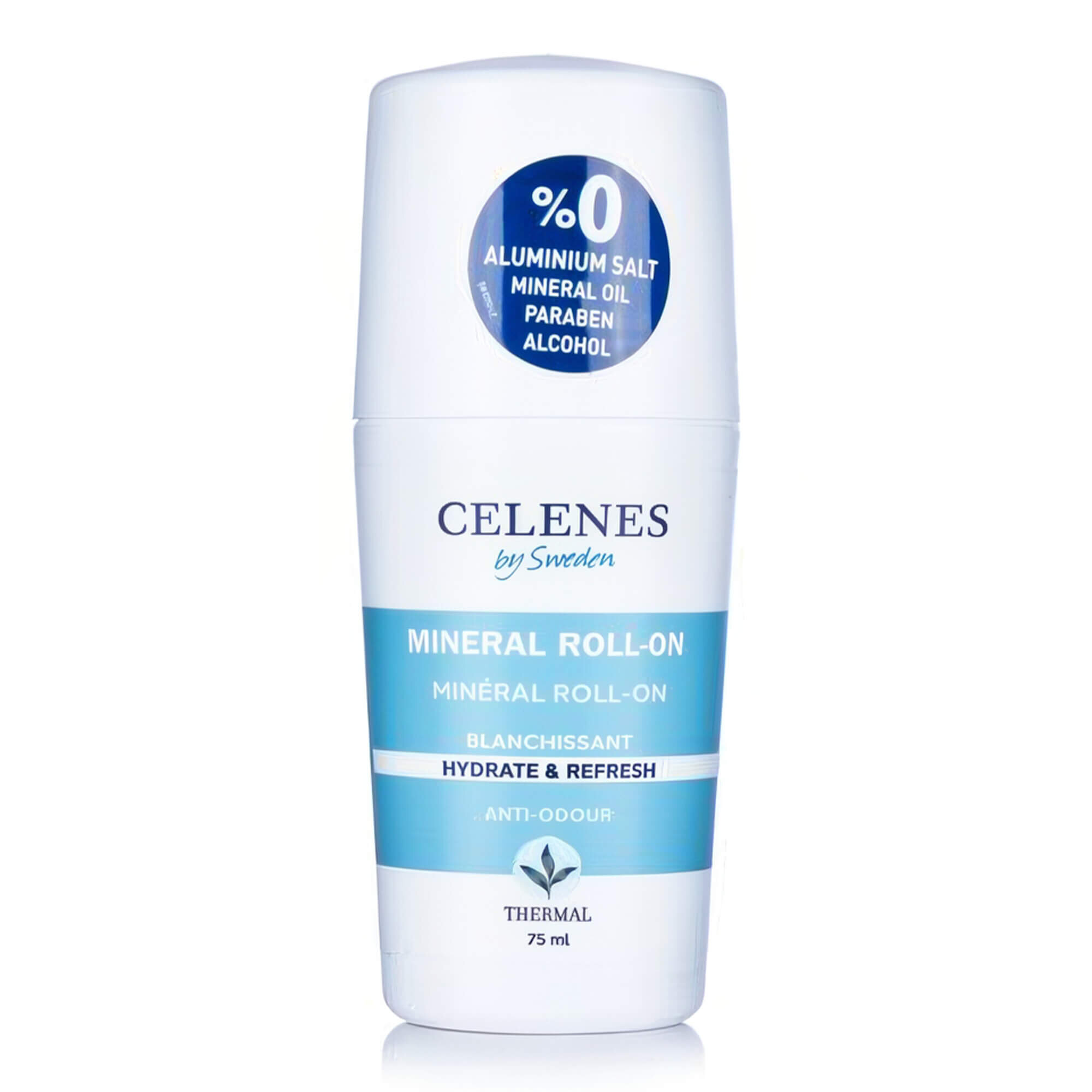 Термальний роллер з відбілюючим ефектом Celenes Thermal Mineral Roll On-Whitening All Skin Types