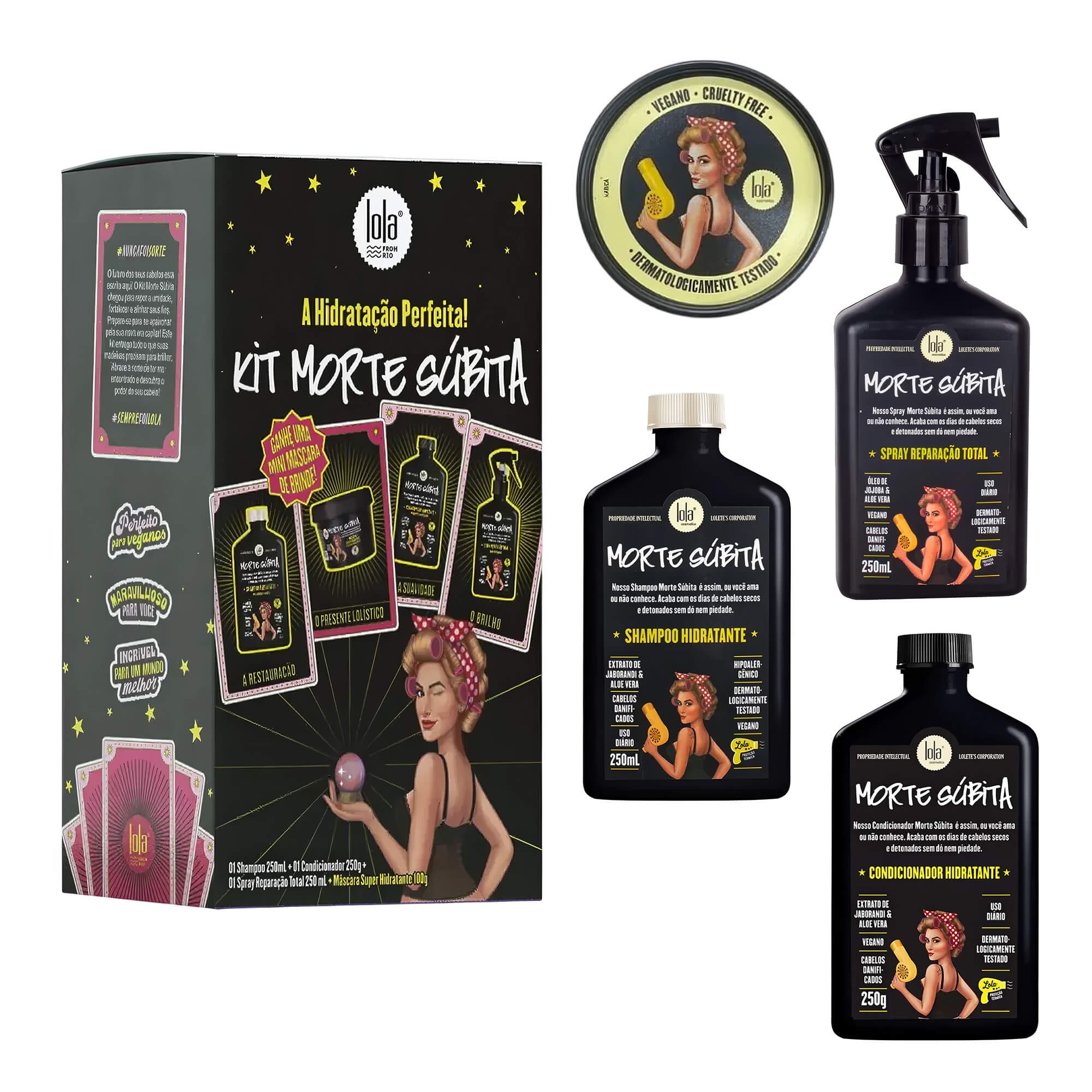 Набор для увлажнения и восстановления волос Lola Cosmetics Morte Subita