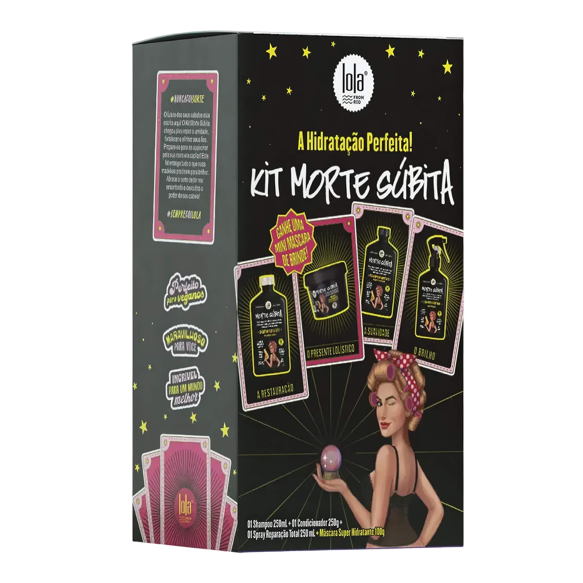 Набор для увлажнения и восстановления волос Lola Cosmetics Morte Subita