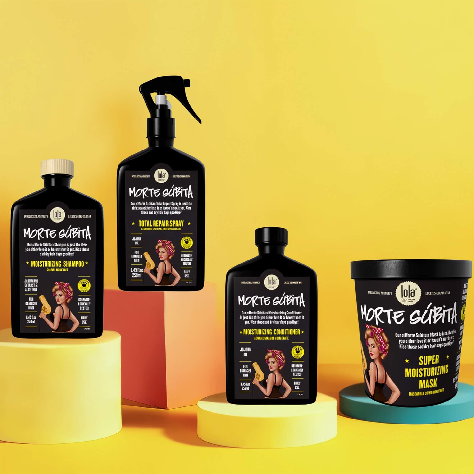 Набор для увлажнения и восстановления волос Lola Cosmetics Morte Subita