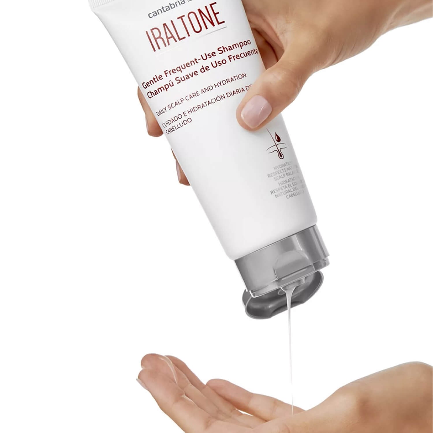 Делікатний шампунь для щоденного використання Cantabria Labs Iraltone Champu Suave de Uso Frecuente