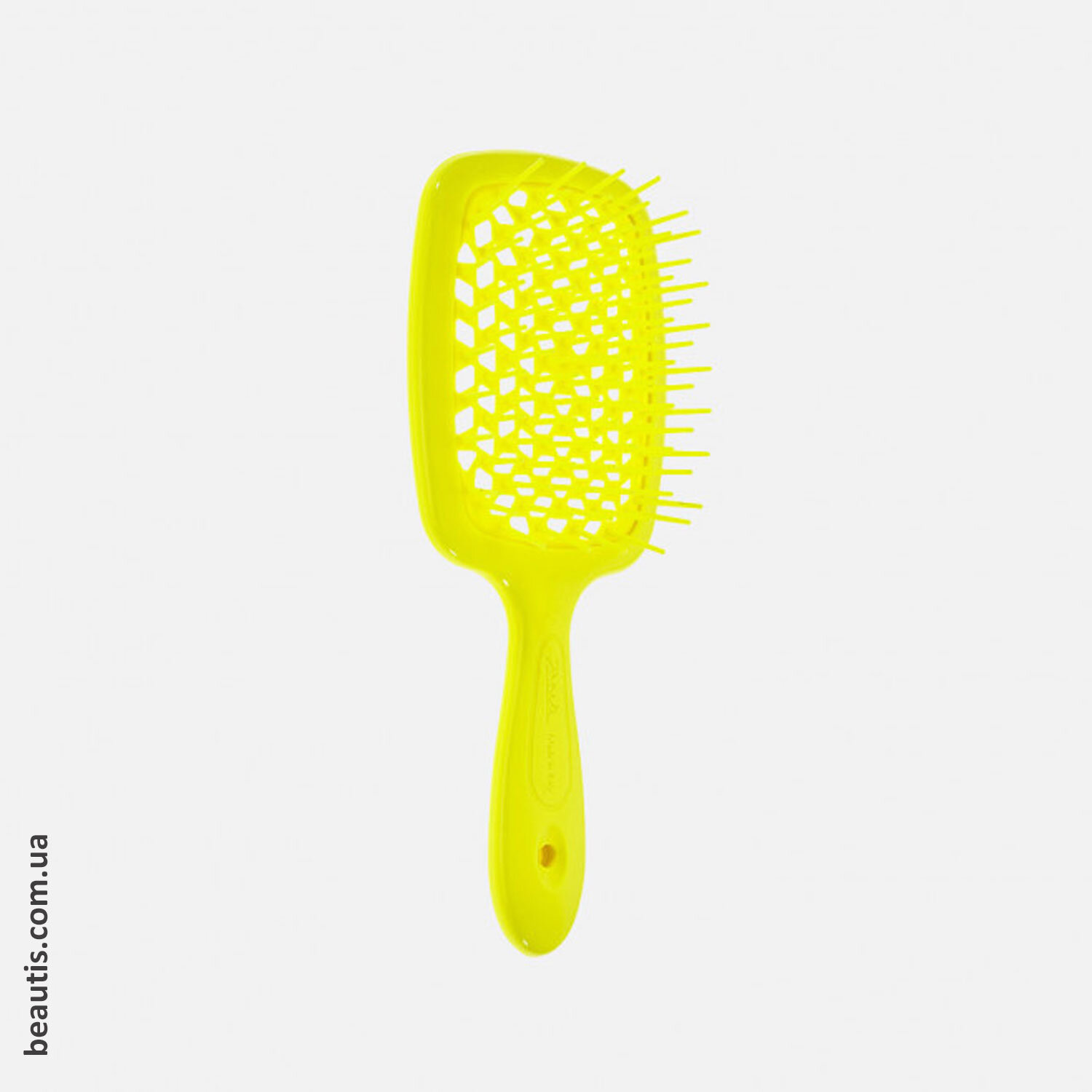 Маленький гребінець жовтий неон Janeke 1830 Superbrush Small Yellow Neon