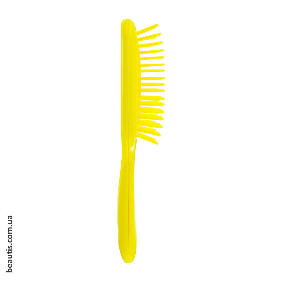 Маленький гребінець жовтий неон Janeke 1830 Superbrush Small Yellow Neon