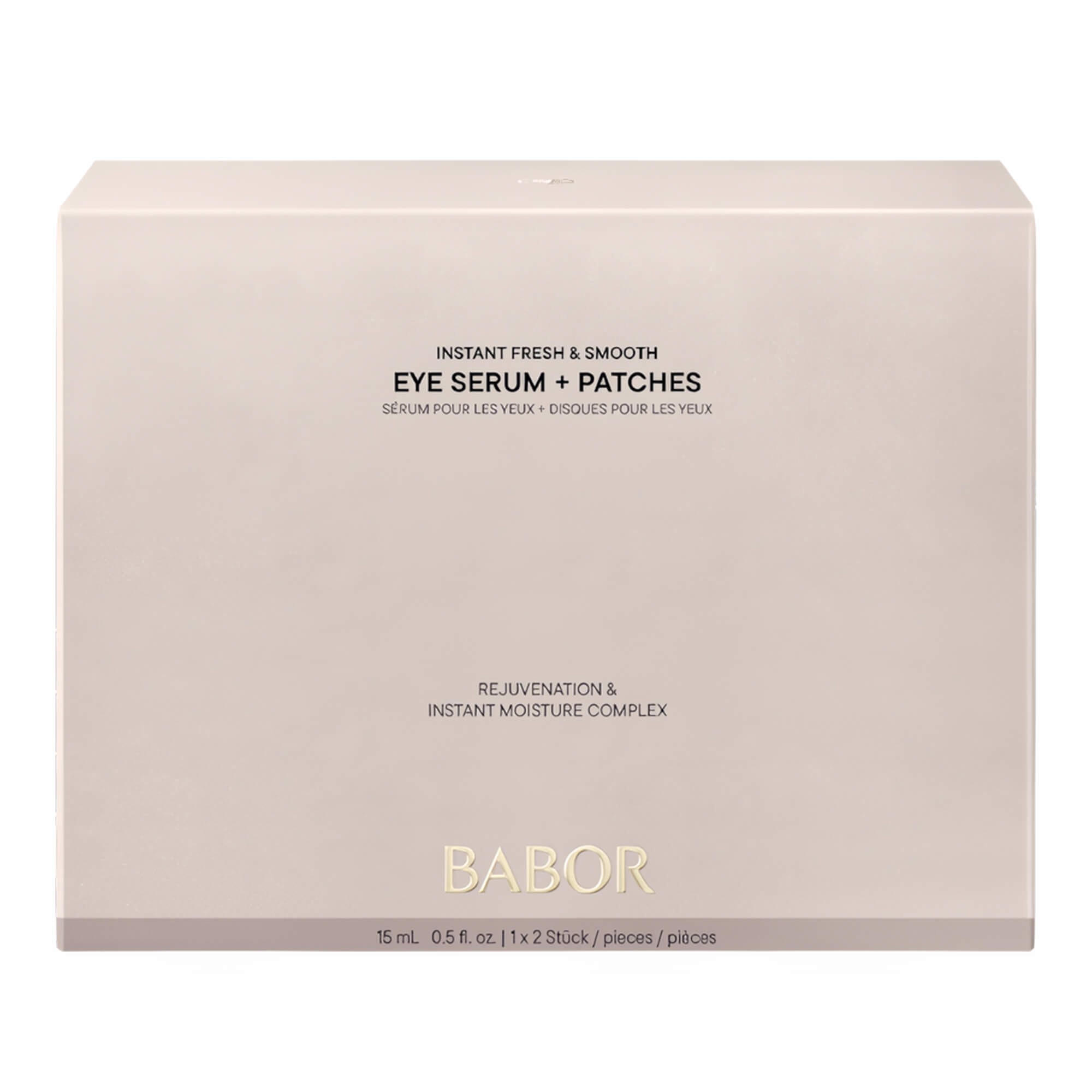 Babor Instant Fresh & Smooth Eye Serum + Patch заказать