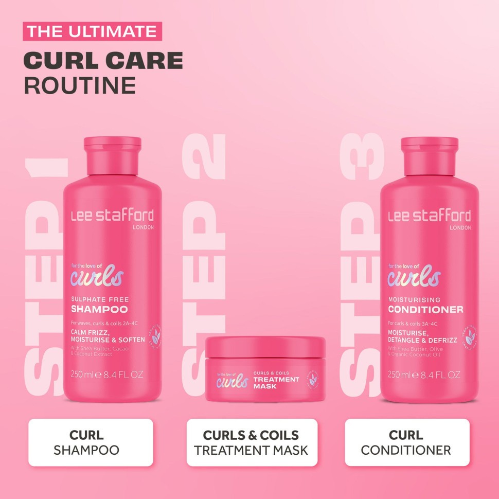 Маска для вьющихся волос  Lee Stafford For The Love Of Curls Mask For Curls & Coils