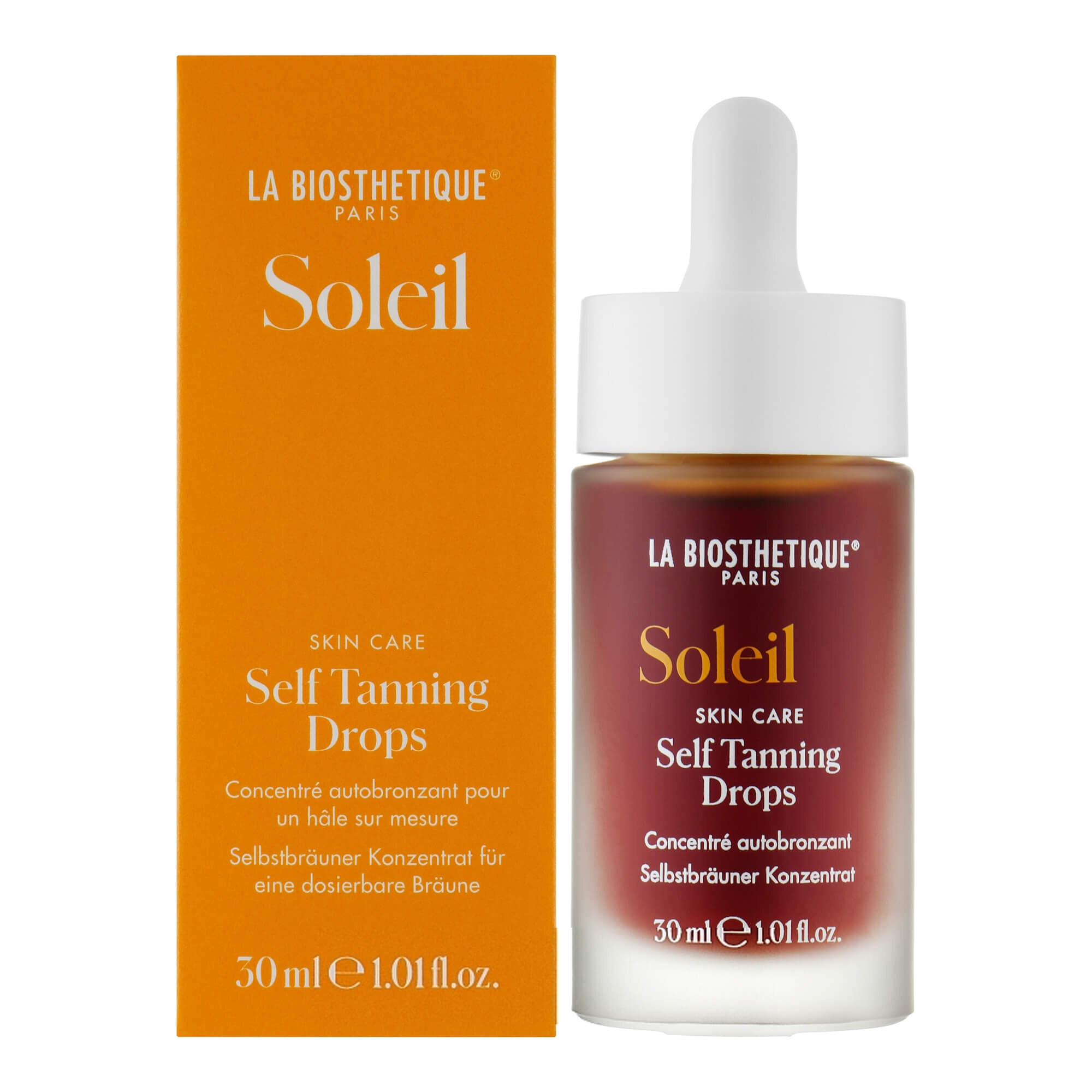 Капли-концентрат с эффектом автозагара La Biosthetique Soleil Self Tanning Drops