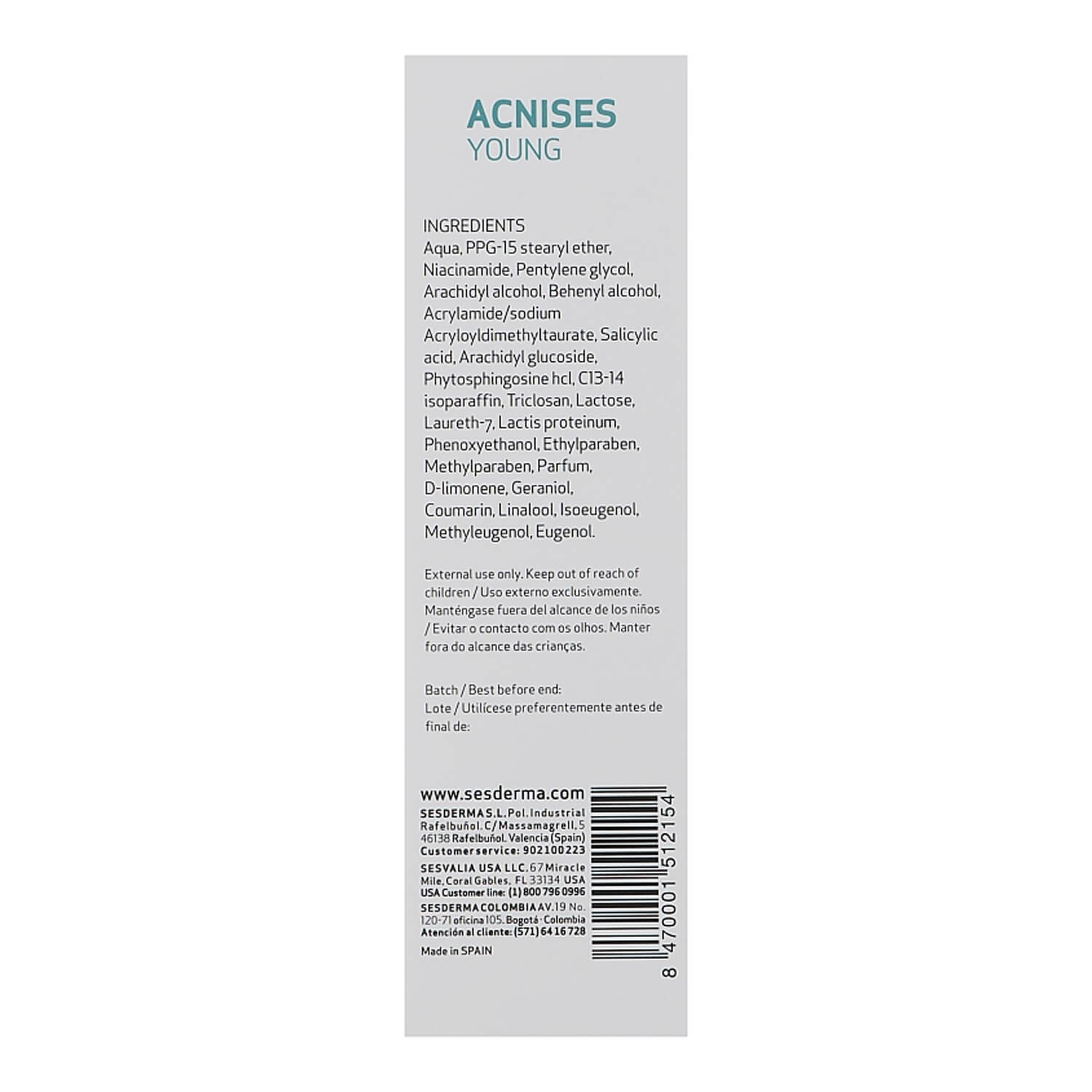 acnises young sesderma
