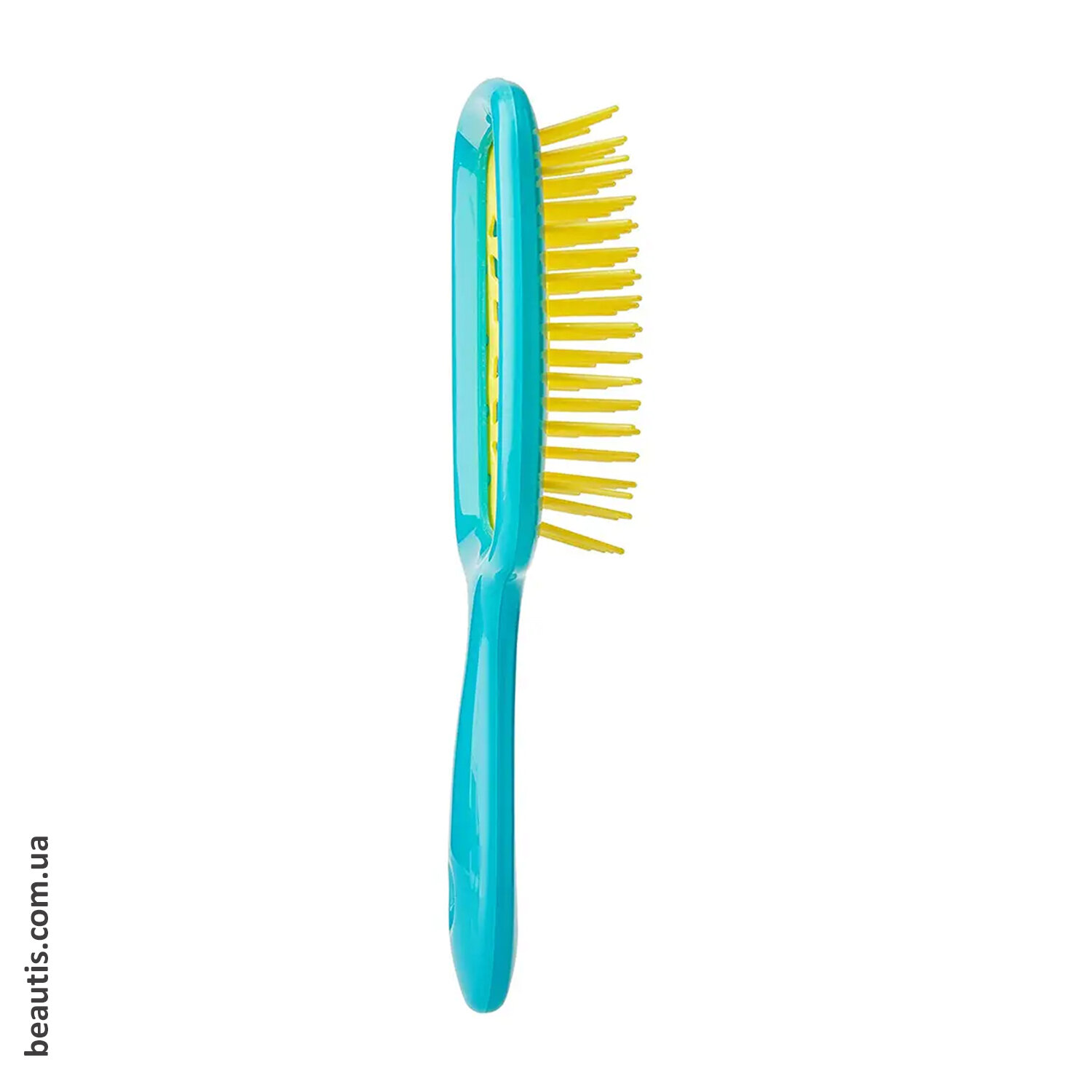 Гребінець блакитний з жовтим Janeke Superbrush Standart Blue & Yellow 