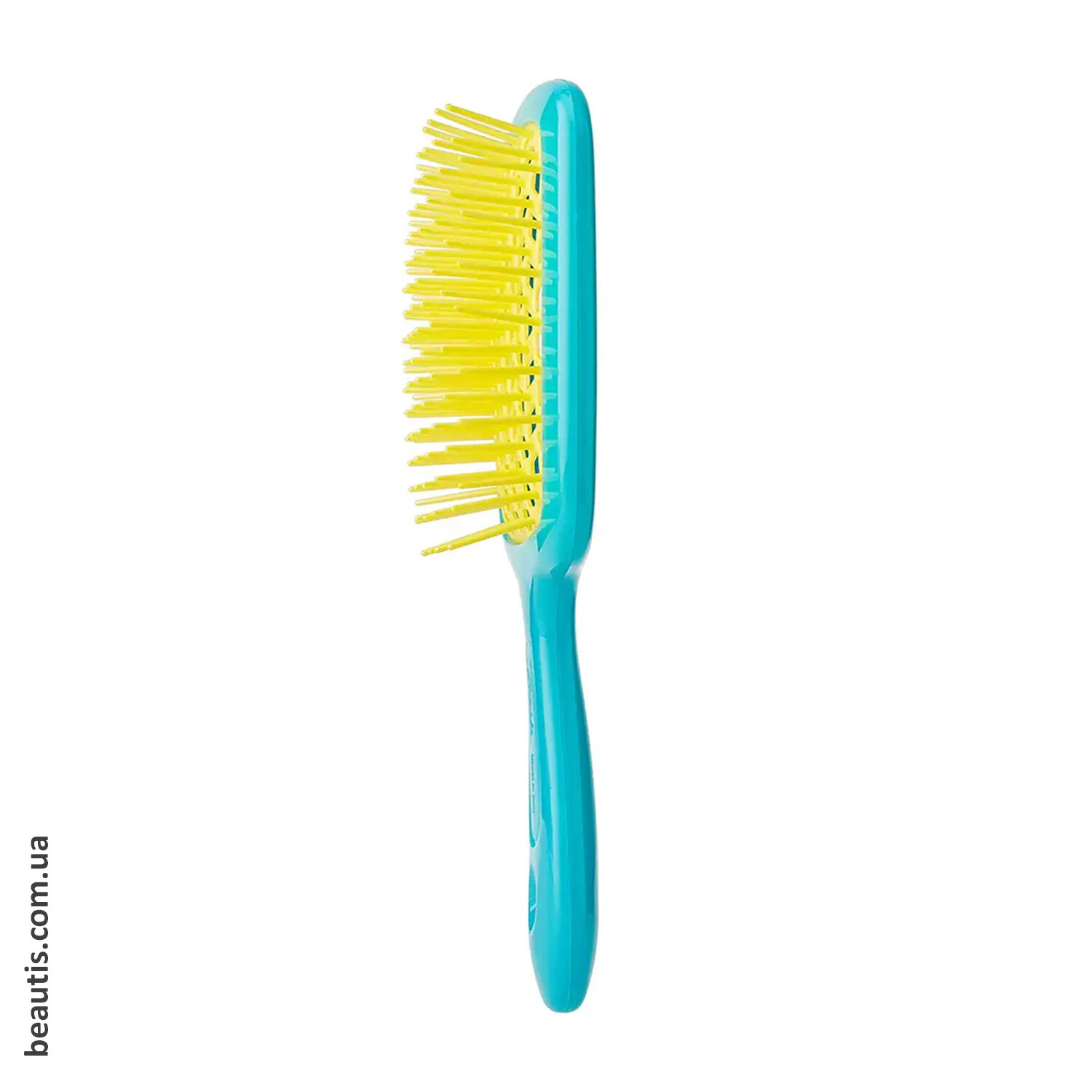 Гребінець блакитний з жовтим Janeke Superbrush Standart Blue & Yellow 