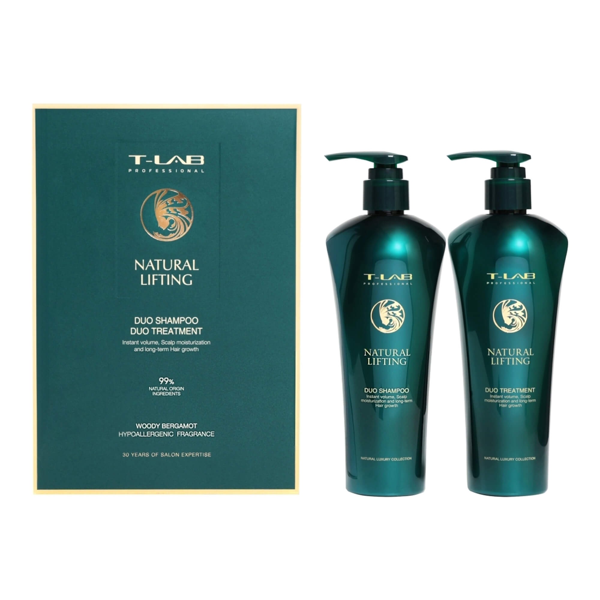 T-Lab Natural Lifting Duo Shampoo and Duo Treatment Set цена