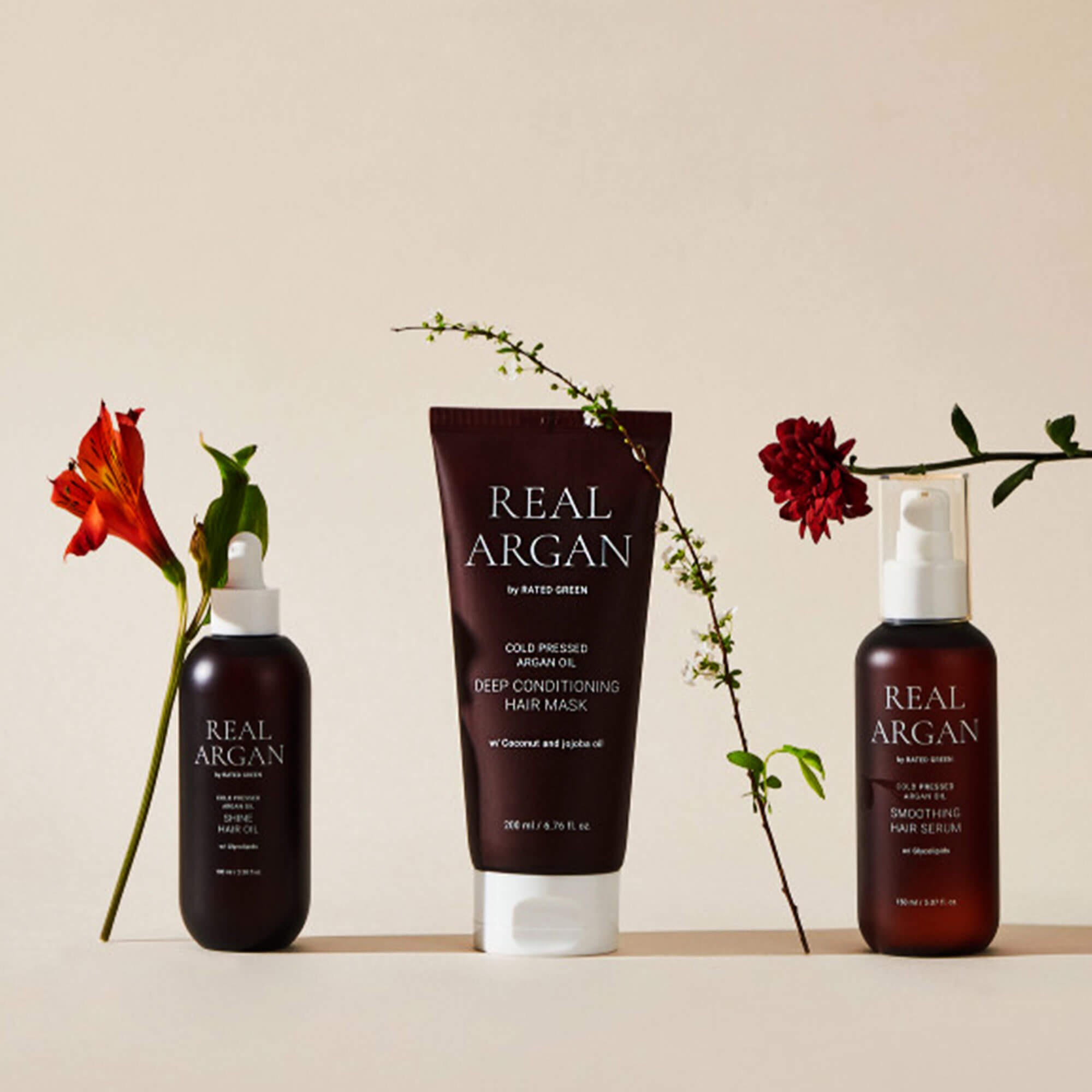 Глубоко кондиционирующая маска с аргановым маслом Rated Green Real Argan Deep Conditioning Hair Mask