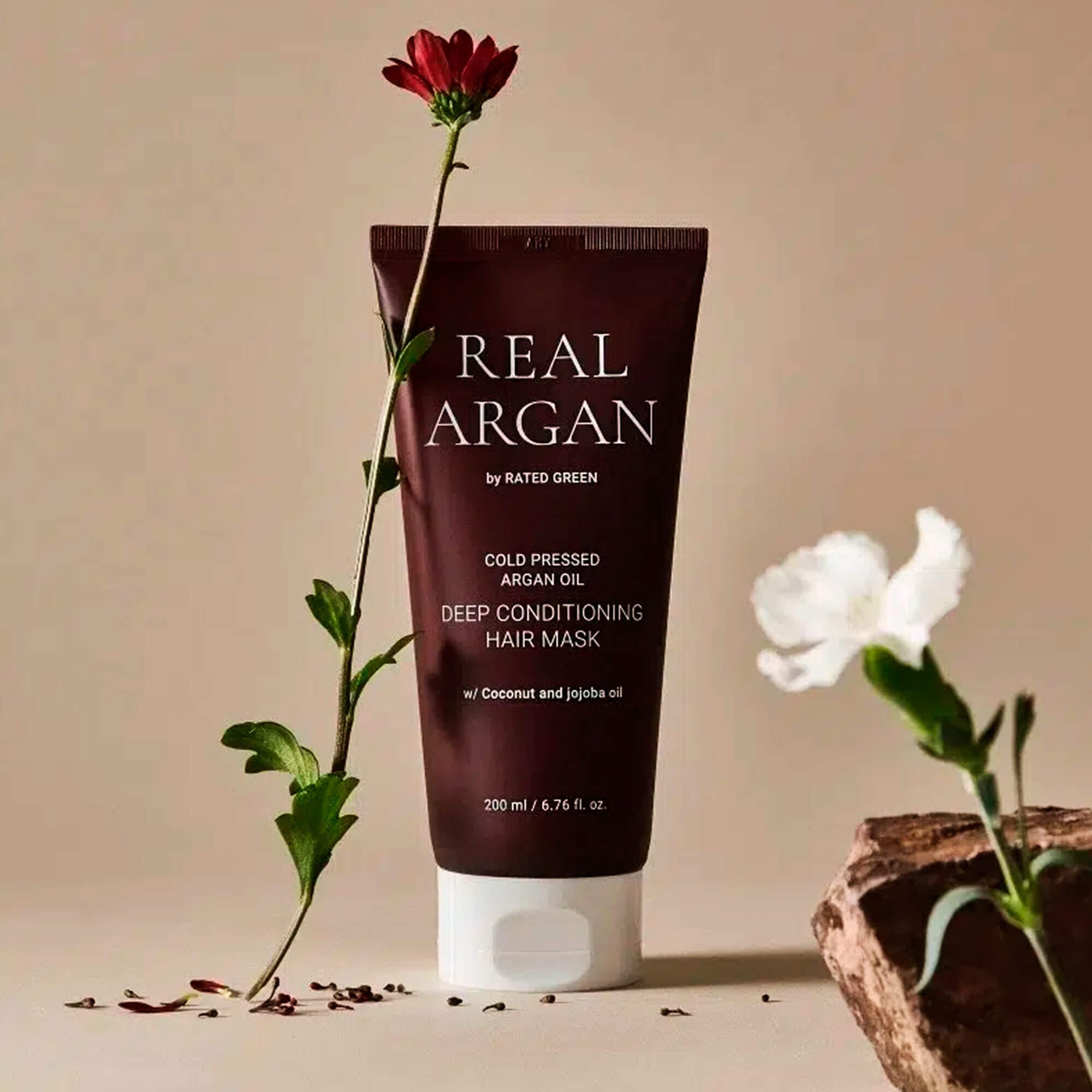 Глубоко кондиционирующая маска с аргановым маслом Rated Green Real Argan Deep Conditioning Hair Mask