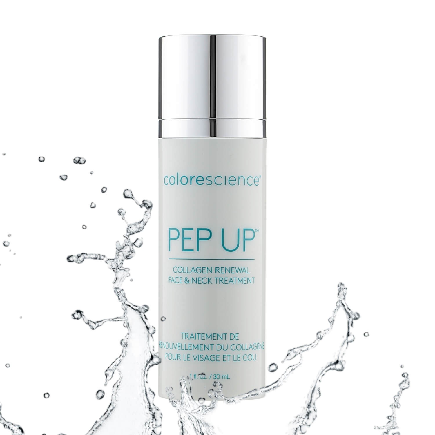 Крем для лица и шеи, стимулирующий выработку коллагена Colorescience Pep Up Collagen Renewal Face and Neck Treatment