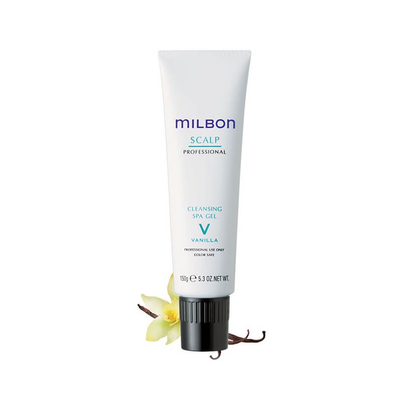 Очищуючий гель для шкіри голови із запахом ванілі Milbon Cleansing Spa Gel Vanilla