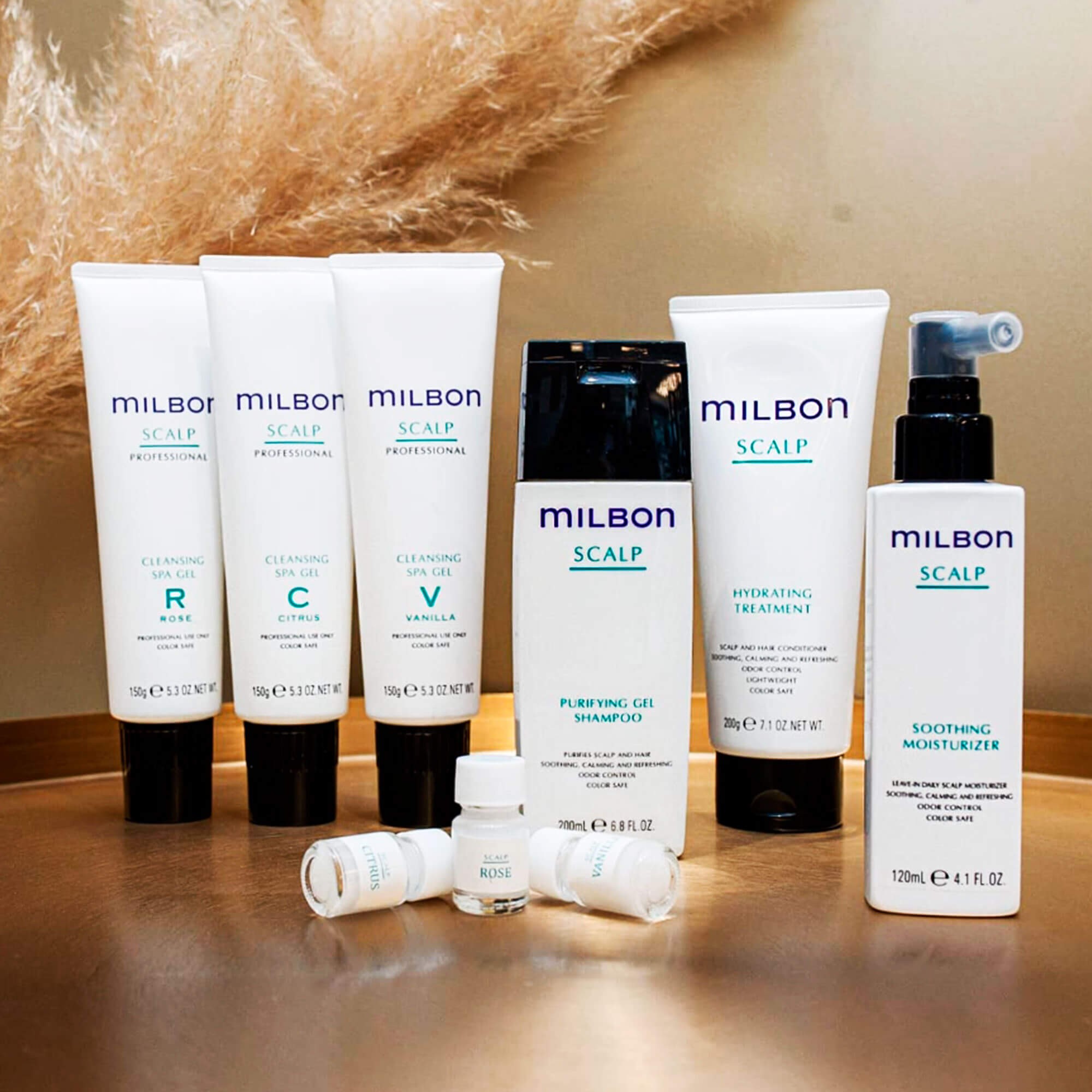 Очищающий гель для кожи головы с запахом ванили Milbon Cleansing Spa Gel Vanilla