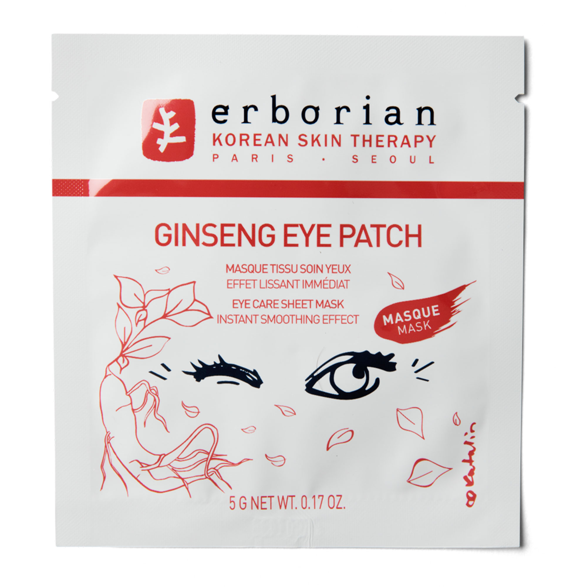 Erborian Ginseng Eye Patch - Тканевые патчи для области вокруг глаз &quot;Жeньшeнь&quot;