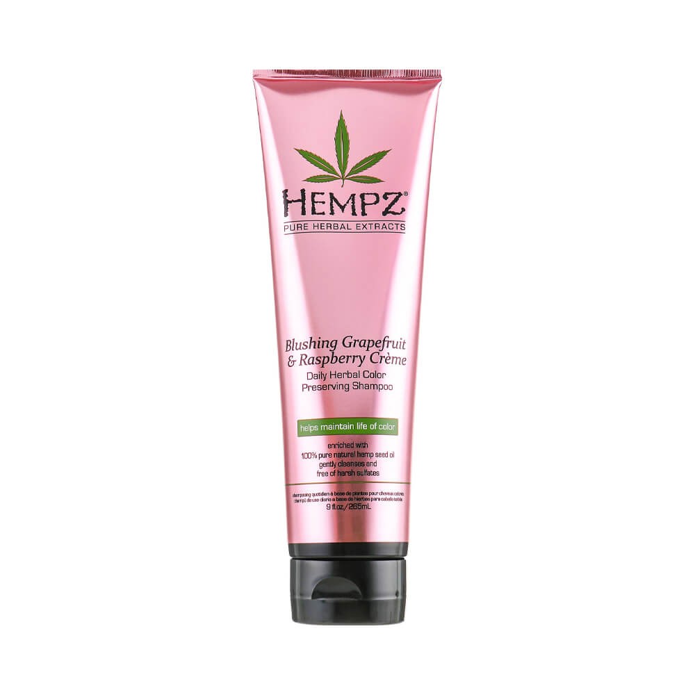 Hempz Blushing Grapefruit & Raspberry Crème Shampoo - Шампунь "Грейпфрут-Малина" для збереження кольору фарбованого волосся та блиску