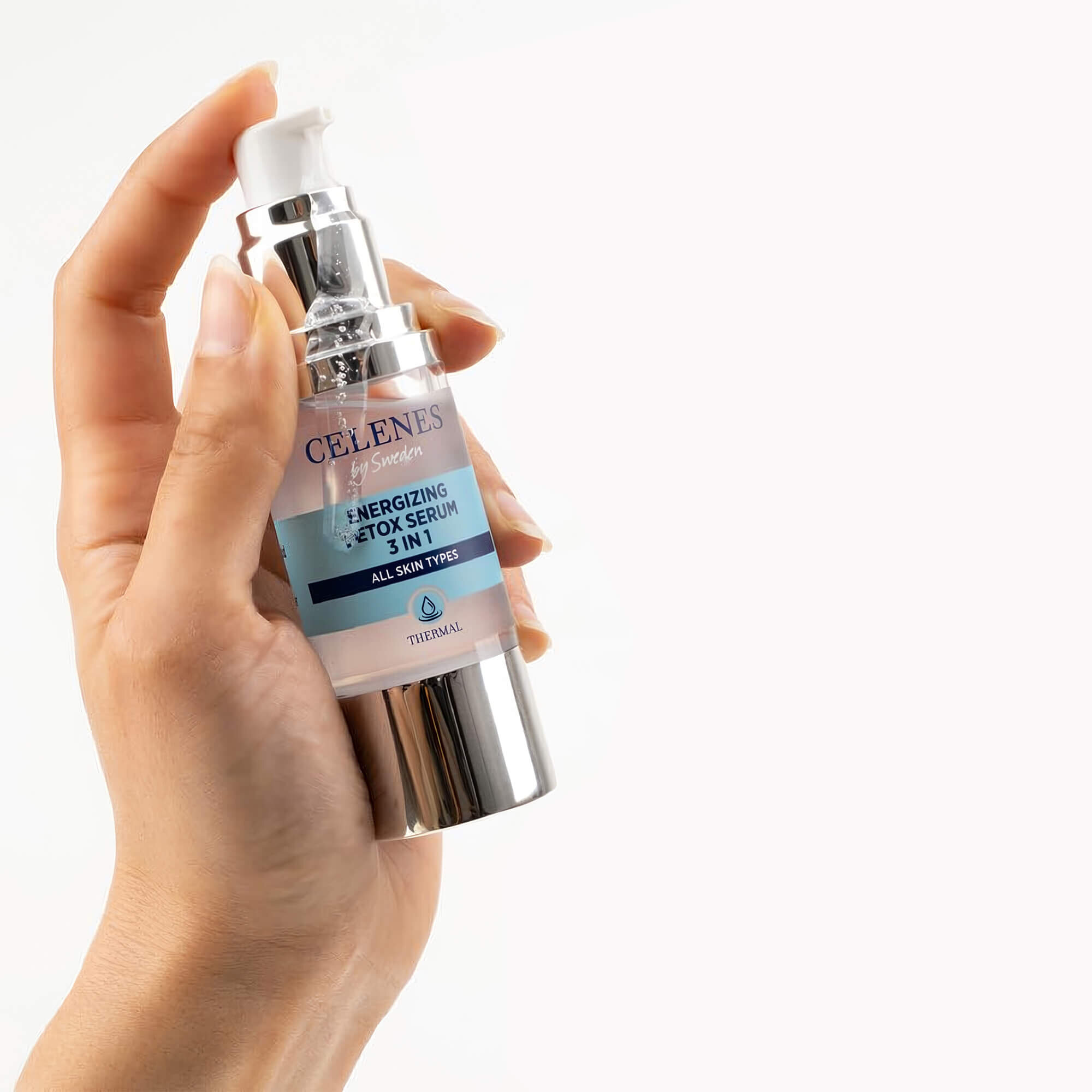 Термальна енергезуюча детокс сироватка 3 в 1  Celenes Thermal Energizing Detox Serum