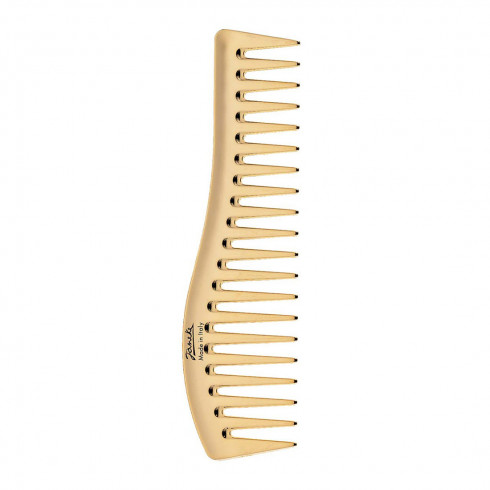 Расчёска Janeke 1830 Gold Wavy Comb For Gel Application