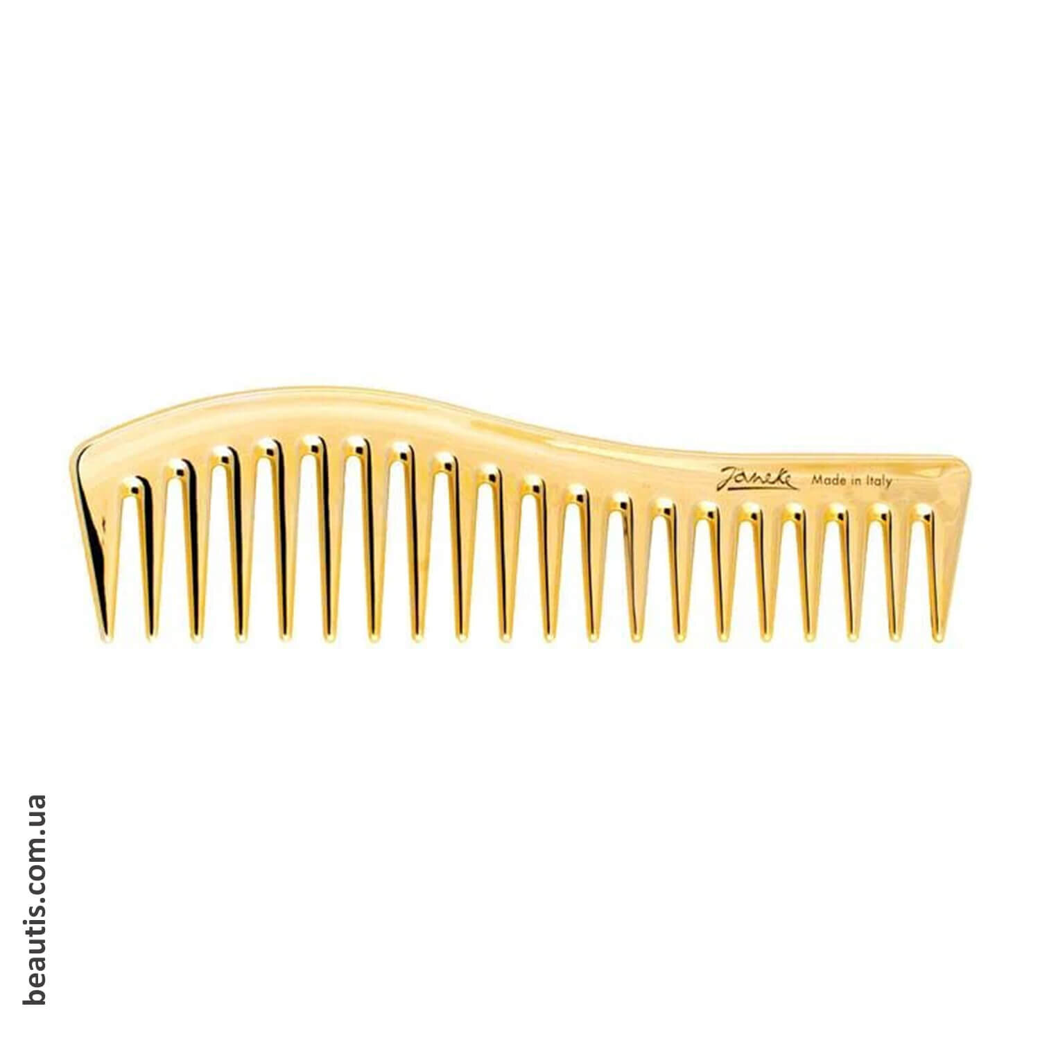 Гребінець для нанесення гелю Janeke Gold Wavy Comb For Gel Application