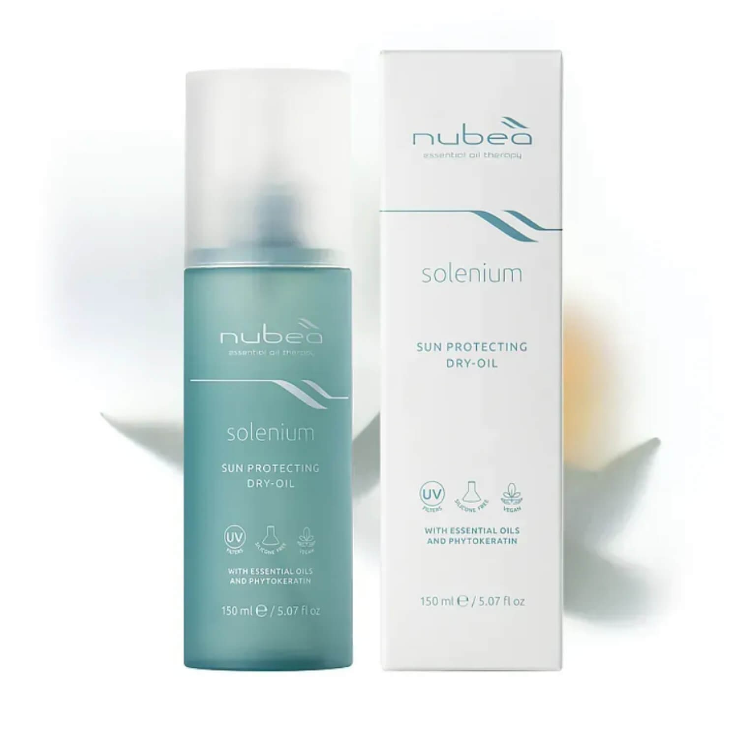 Защитное сухое масло для волос Nubea Solenium Sun Protecting Dry-Oil 