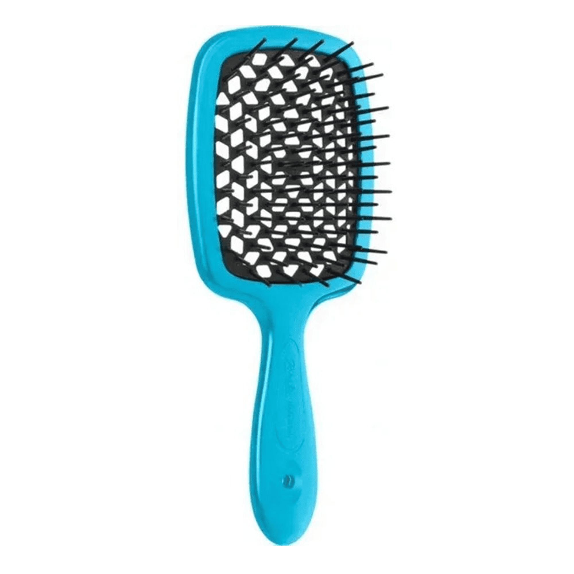 Janeke Щетка для волос Cиняя с черным