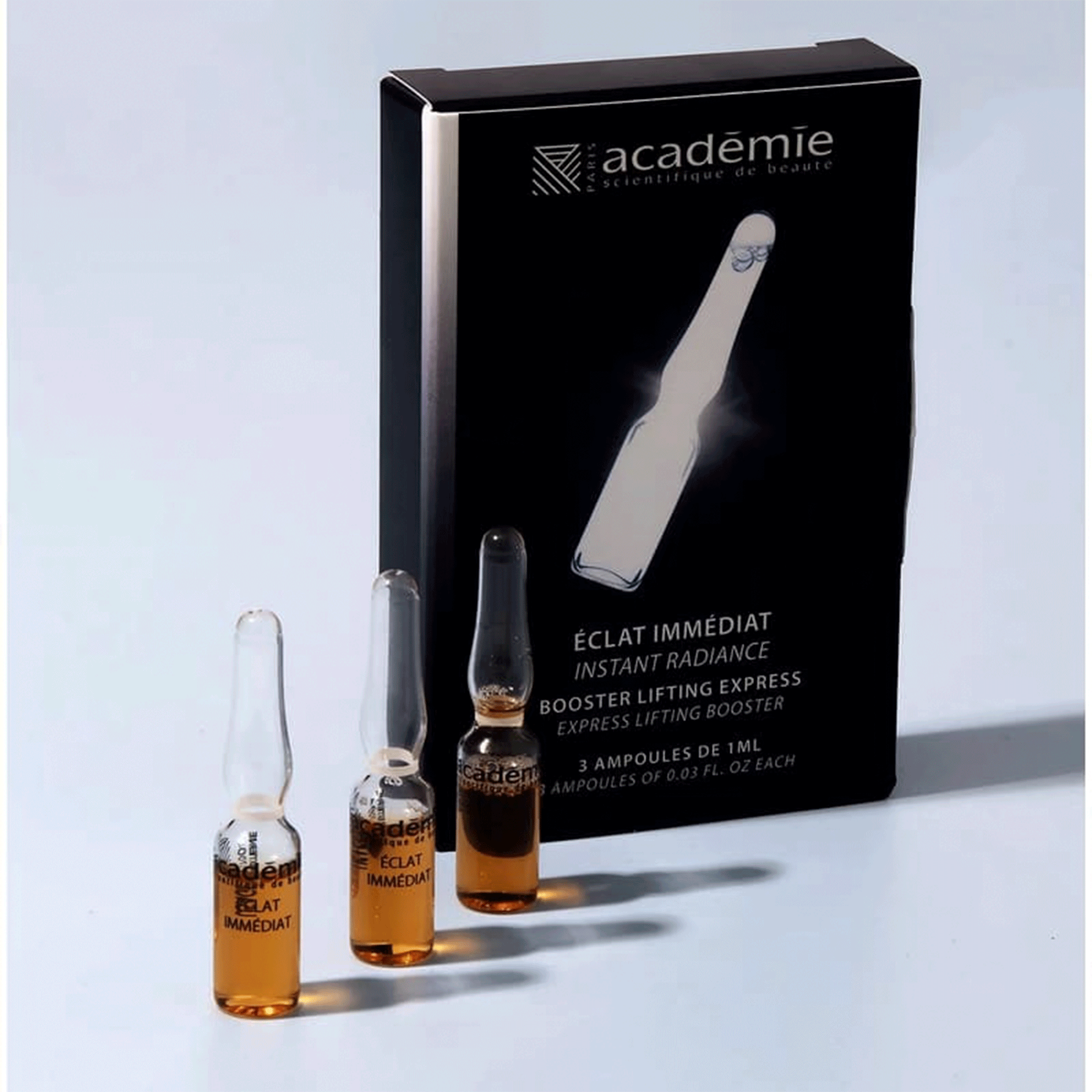 Ампулы Быстрой красоты Academie Radiance Express Lifting Booster