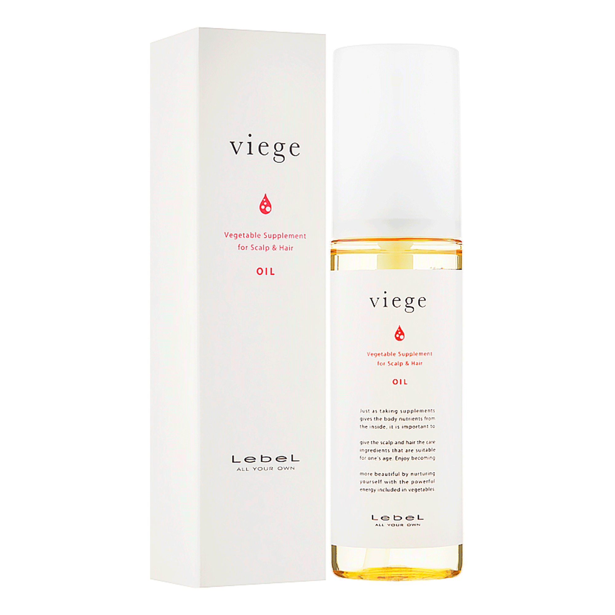 Масло для восстановления волос Lebel Viege Oil