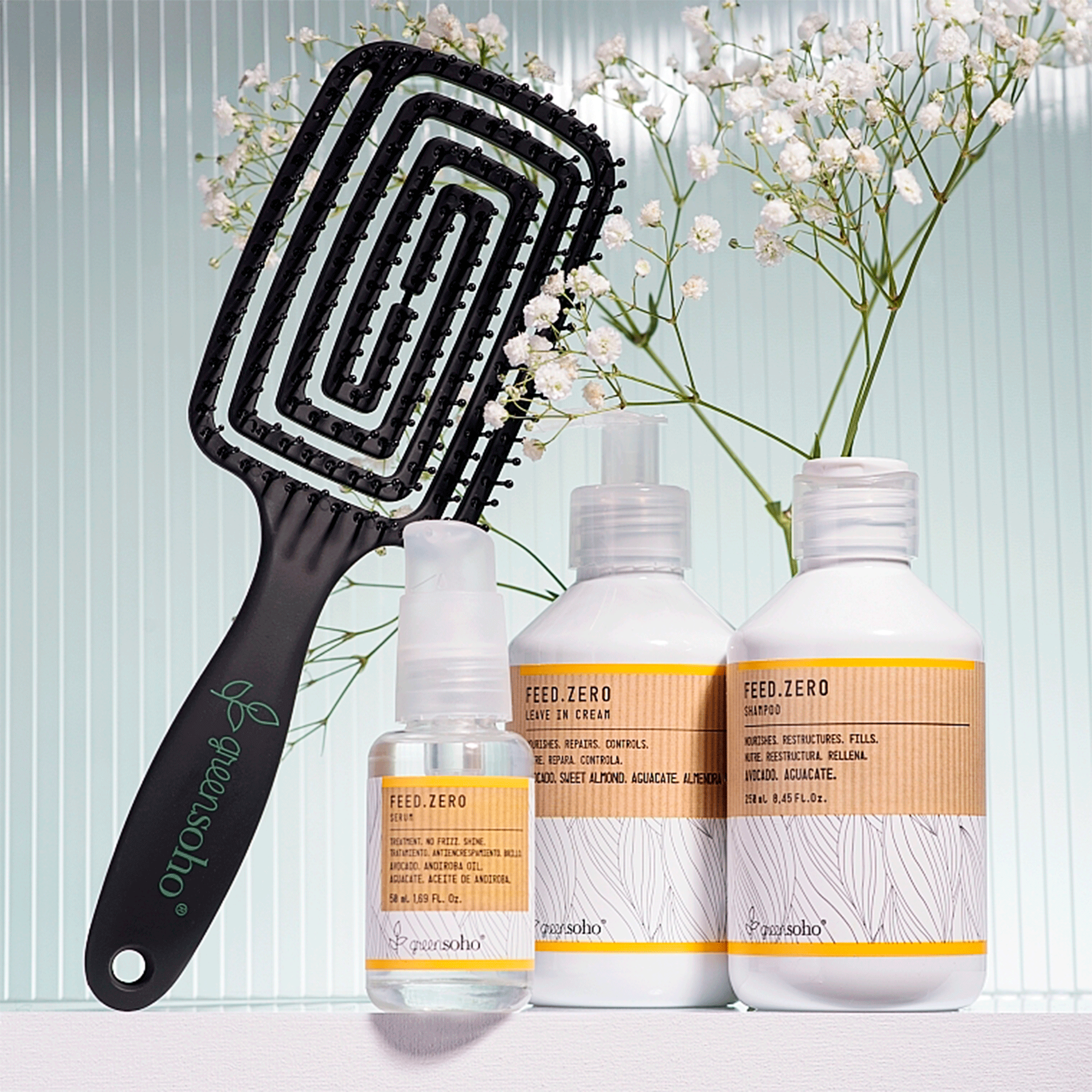 Питательный набор для волос Greensoho Feed.Zero Ritual Kit