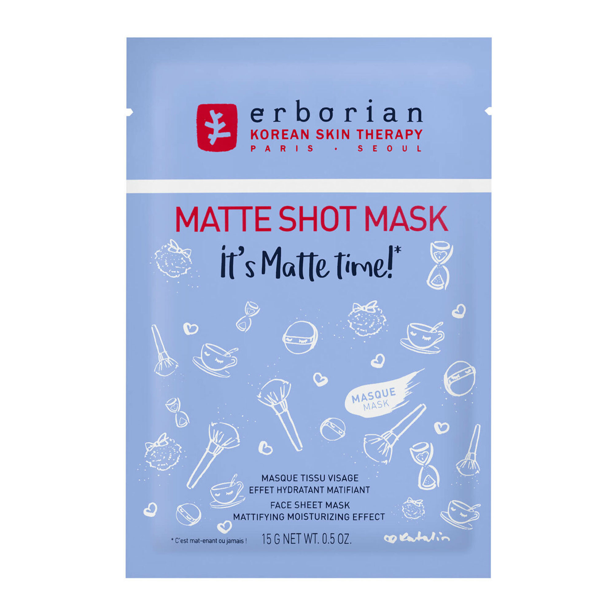 Erborian Matte Shot Mask - Тканевая маска для лица