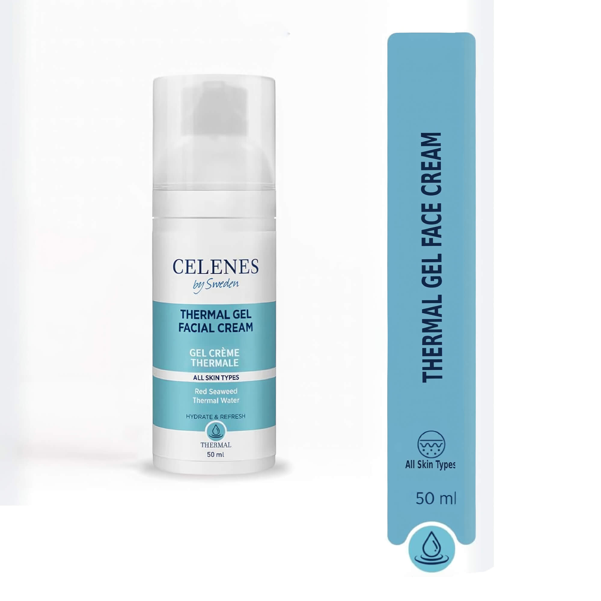 Термальний зволожуючий гель-крем Celenes Thermal Gel Facial Cream