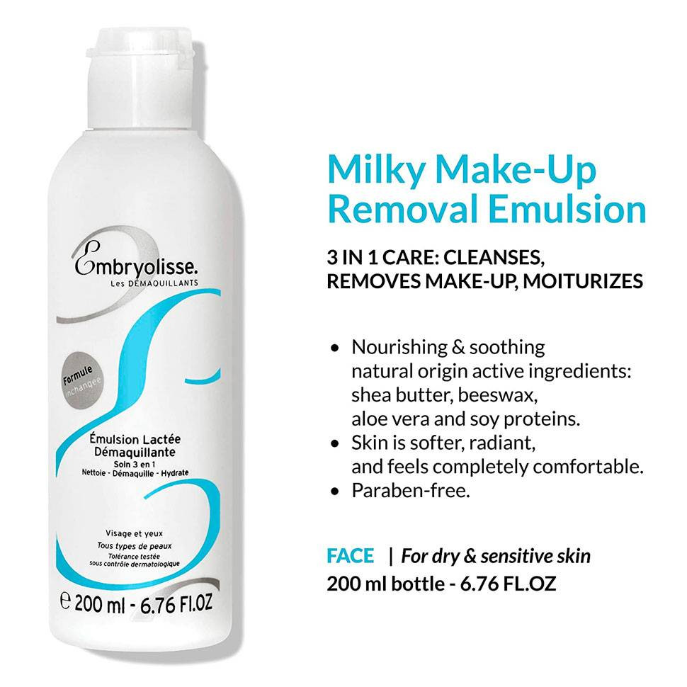 Молочко для зняття макіяжу Embryolisse Milky Make Up Remover Emulsion
