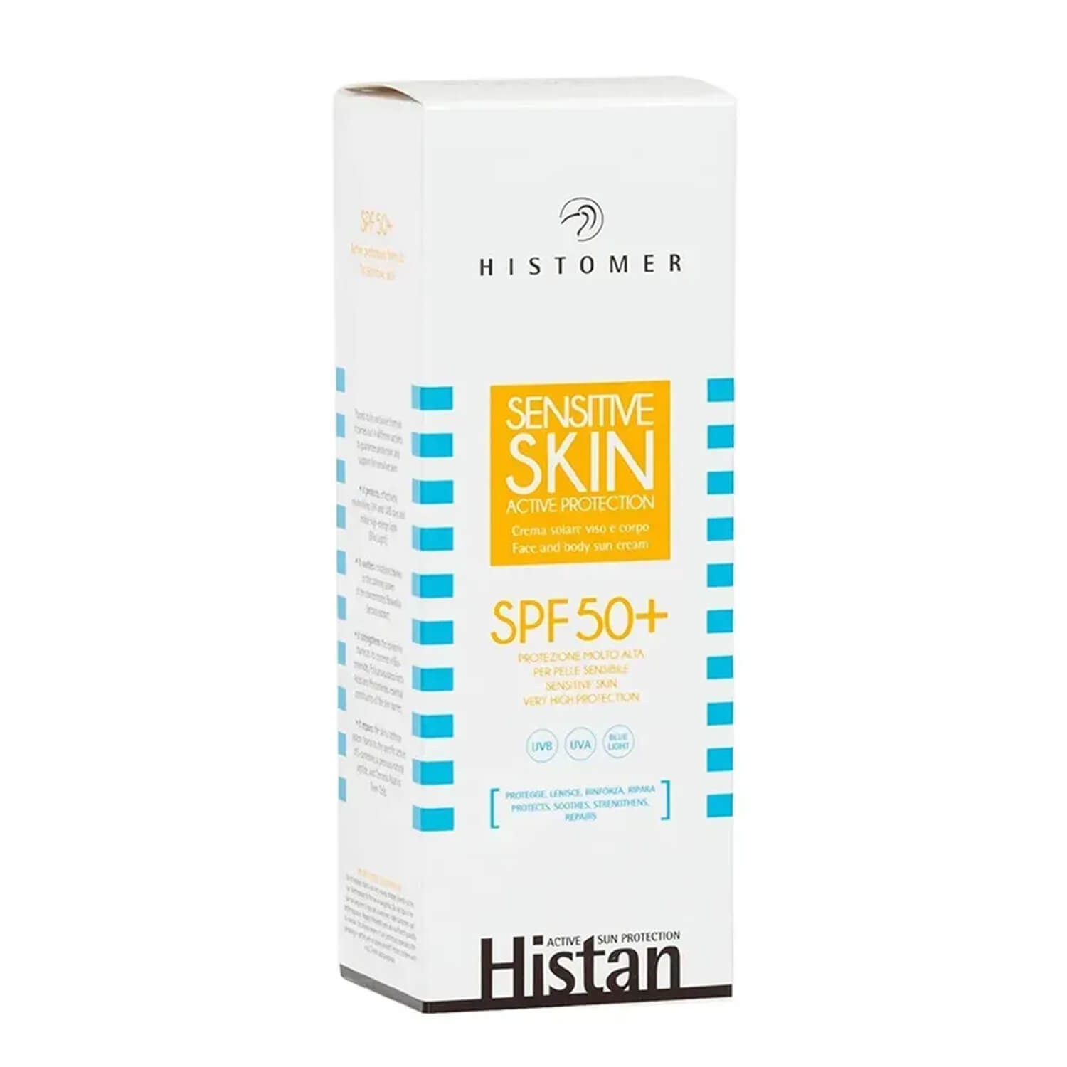 Крем солнцезащитный для лица и тела Histomer Histan Sensitive Skin Active Protection SPF 50+